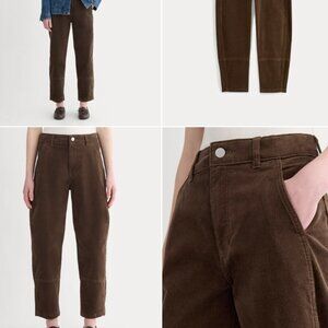 NWT Everlane The Utility Barrel in Corduroy / cocoa / size 2